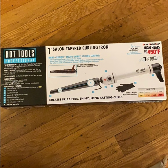 Hot Tools 1 inch Salon Tapered Curling Iron - Picture 3 of 5